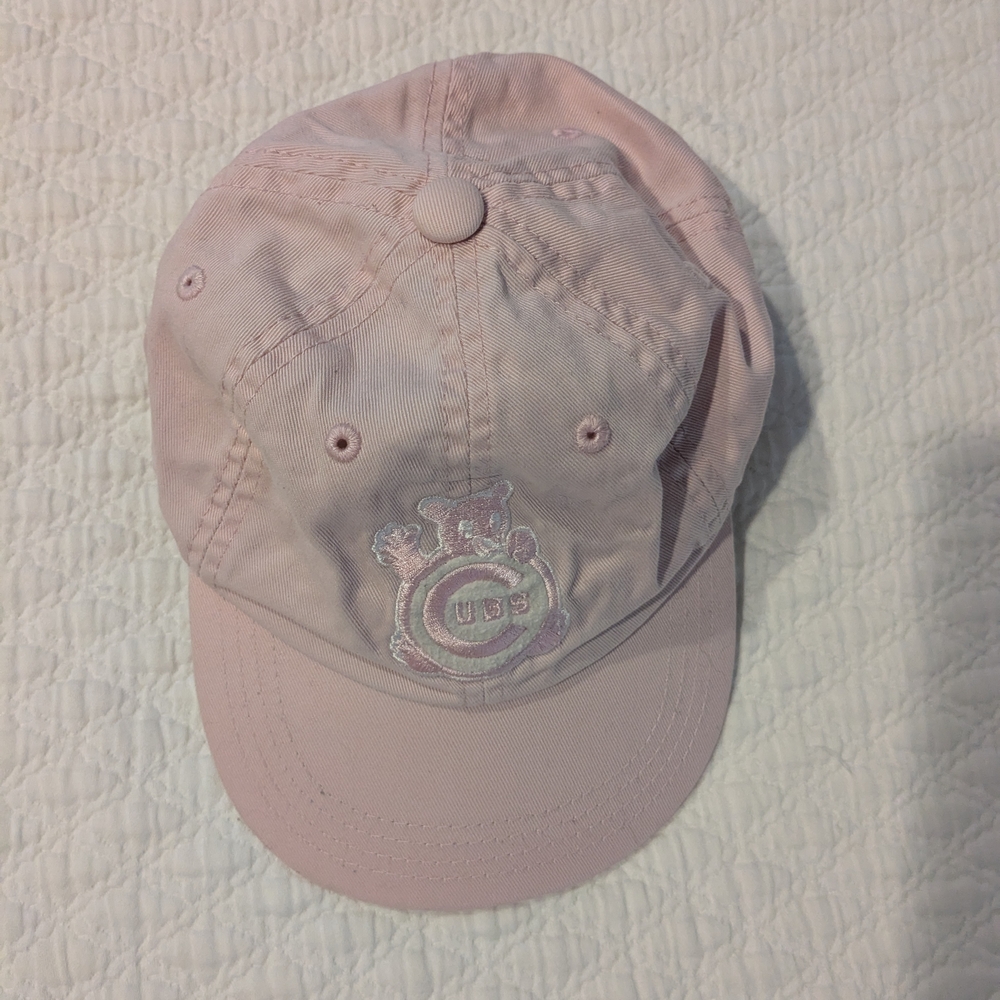Pink Baseball Cap with Logo